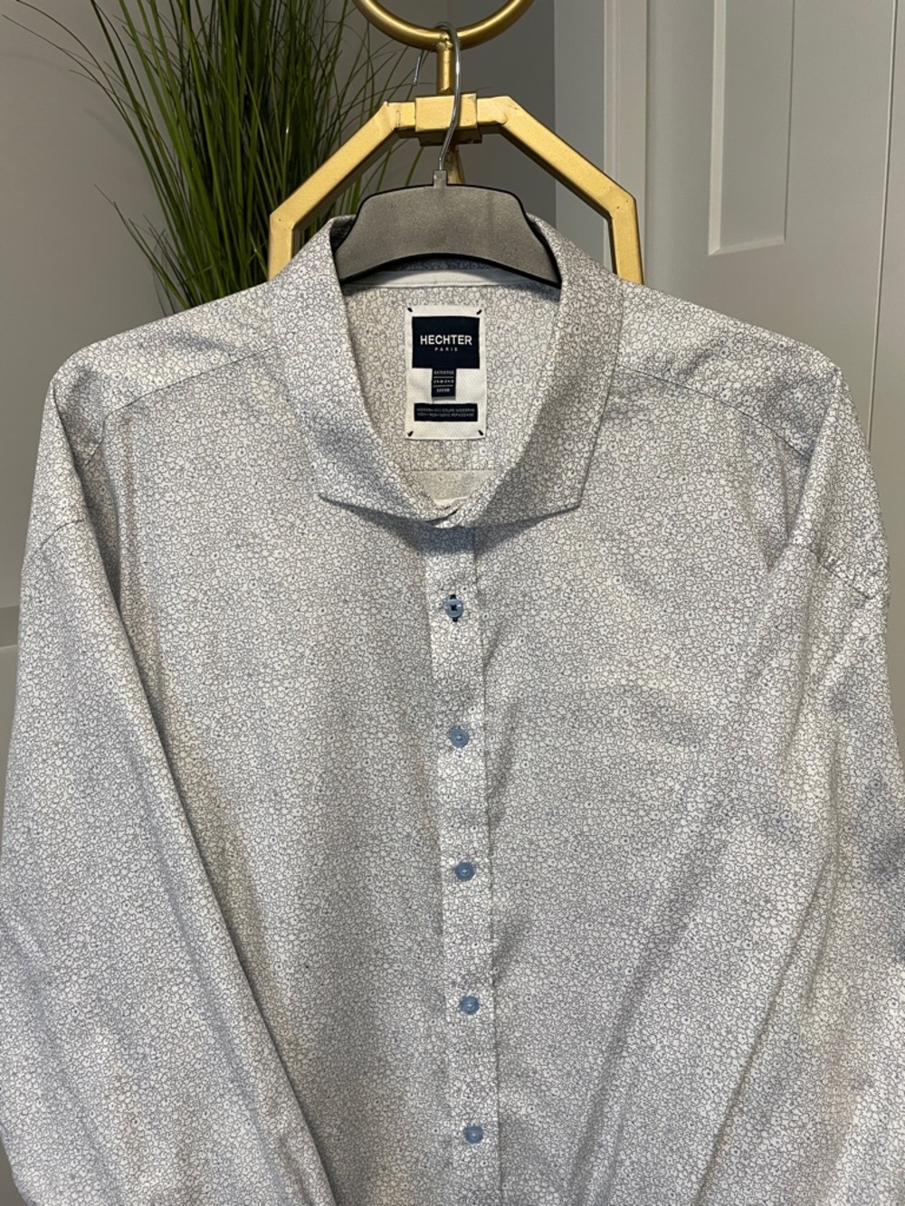 Big & Tall Daniel Hecter Paris Men's Dress Shirt, 5XLT